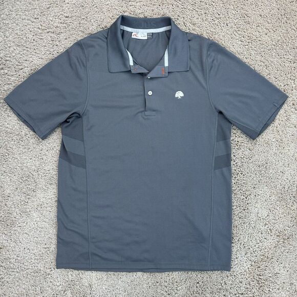 KJUS Golf Polo Mens‎ 50/M Medium Gray Short Sleeve Poly Wicking UPF 50+ Shirt - Picture 1 of 10
